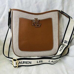 Ralph Lauren Large Cameryn Crossbody beige/natural
